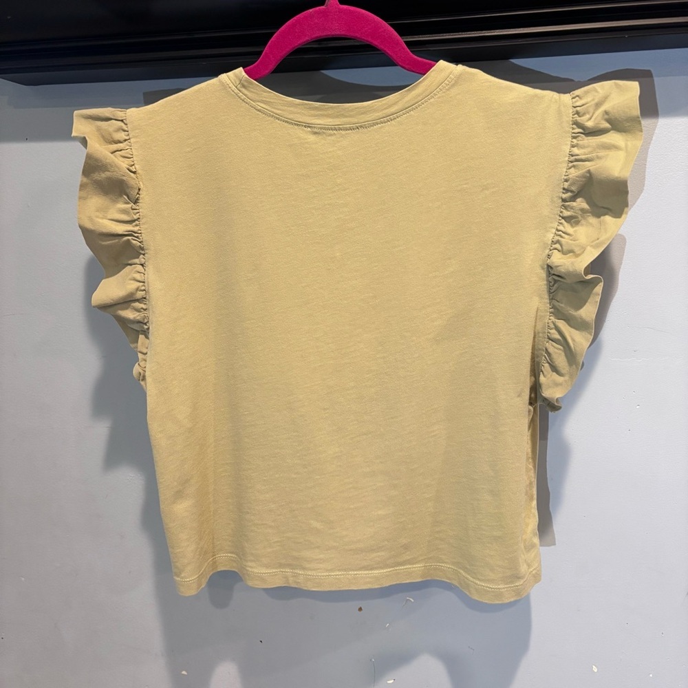 Zara light olive green tee.
Size M. - Picture 7 of 7